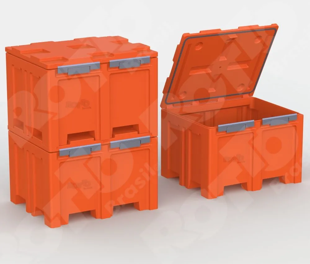 Página de produto: Caixa cofre para transporte de produtos perigosos